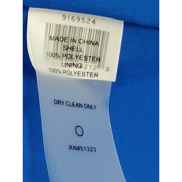 Vince Camuto Womens Blazer Blue Asymmetrical - Picture 13 of 13